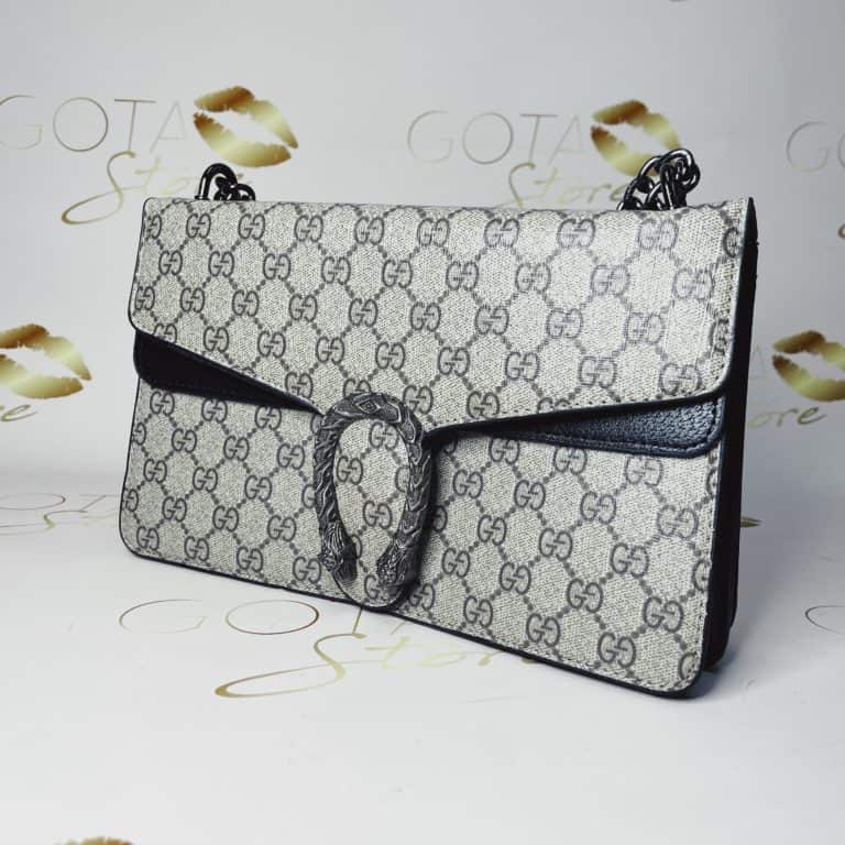 GG Dionysis Shoulder Bag - Women's Medium Purse in Supreme Print Leather