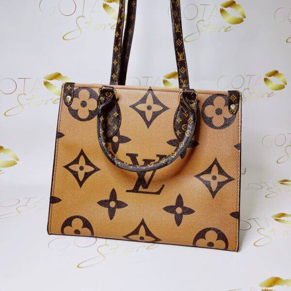 LV City Steamer MM Patchwork Tote Bag - Women's Large Brown Leather Purse